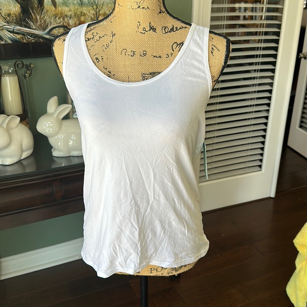 NWT White exercise tank top